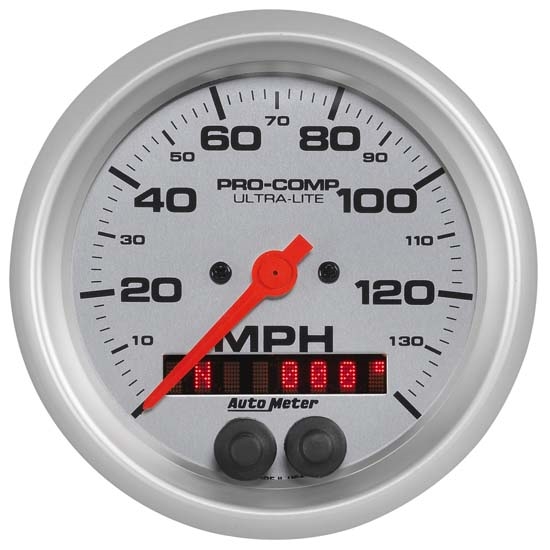 Auto Meter 4480 Ultra-Lite Air-Core GPS Speedometer, 140MPH, 3-3/8 In.