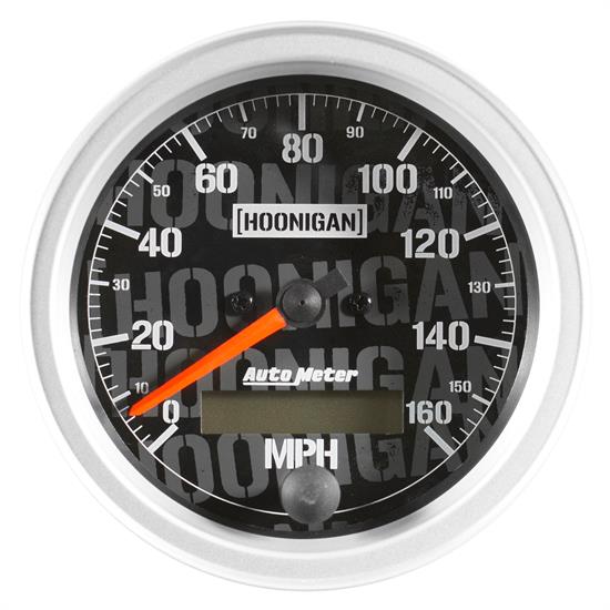 Auto Meter 4488-09000 Hoonigan Speedometer, 3-3/8, 0-160 MPH, Flat Lens