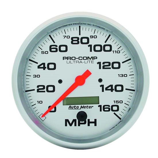 Auto Meter 4489 Ultra-Lite Air-Core Speedometer, 160 MPH, 5 Inch