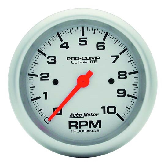 Auto Meter 4497 Ultra-Lite Air-Core In-Dash Tach, 10k RPM, 3-3/8 Inch