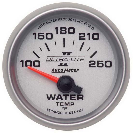 Auto Meter 4937 Ultra-Lite II Air-Core Water Temperature Gauge