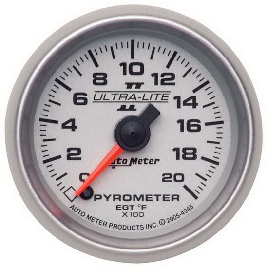 Auto Meter 4945 Ultra-Lite II Digital Stepper Motor Pyrometer Gauge