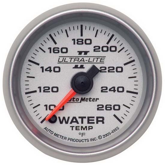 Auto Meter 4955 Ultra-Lite II Digital Stepper Motor Water Temp Gauge