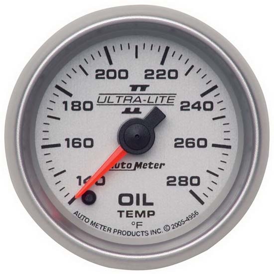 Auto Meter 4956 Ultra-Lite II Digital Stepper Motor Oil Temp Gauge