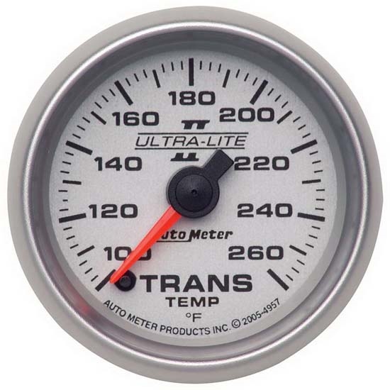 Auto Meter 4957 Ultra-Lite II Digital Stepper Motor Trans Temp Gauge