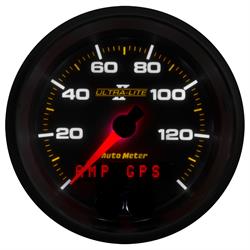 Auto Meter 4980 Ultra-Lite II Speedometer, 3-3/8, 0-140 MPH, Flat Lens