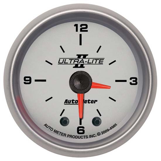 Auto Meter 4985 Ultra-Lite II Digital Stepper Motor Clock Gauge