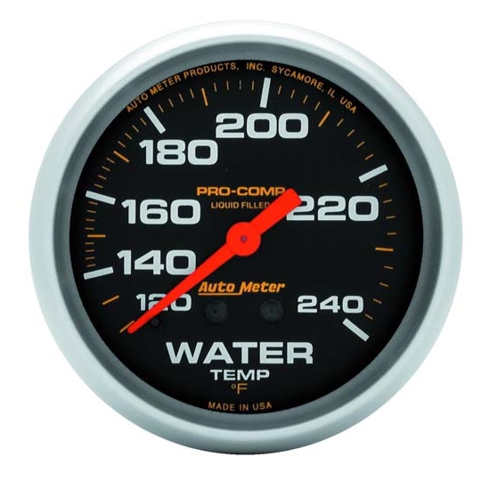 Auto Meter 5433 Pro-Comp Mechanical Water Temperature Gauge