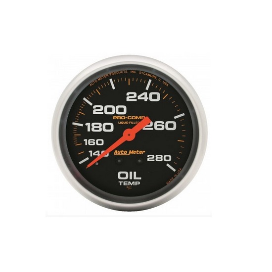 Auto Meter 5443 Pro-Comp Mechanical Oil Temperature Gauge, 2-5/8 Inch