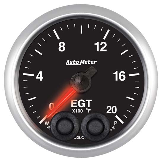 Auto Meter 5645 Elite Digital Stepper Motor Pyrometer Gauge