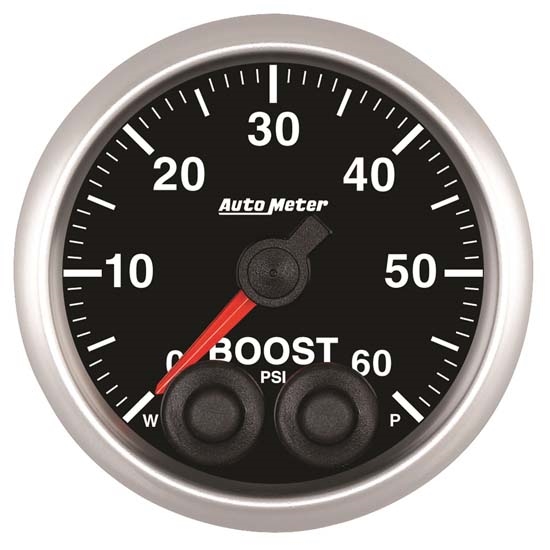 Auto Meter 5670 Elite Digital Stepper Motor Boost Gauge, 2-1/16 Inch