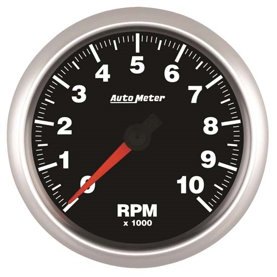 Auto Meter 5697 Elite Air-Core In-Dash Tachometer Gauge, 3-3/8 Inch
