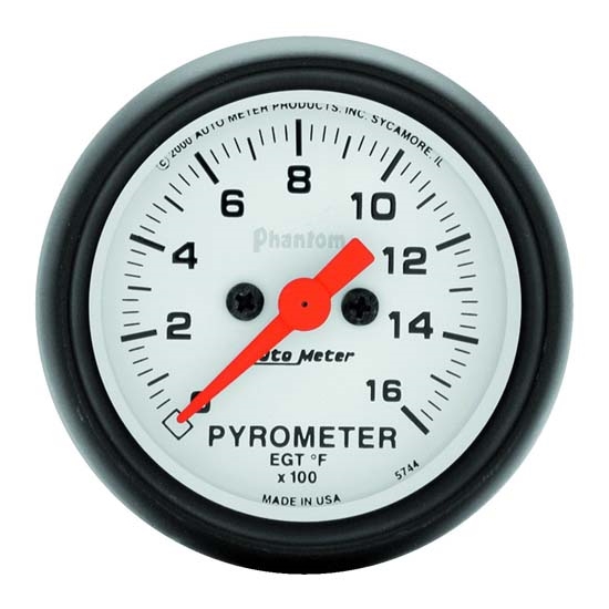 Auto Meter 5744 Phantom Digital Stepper Motor Pyrometer Gauge