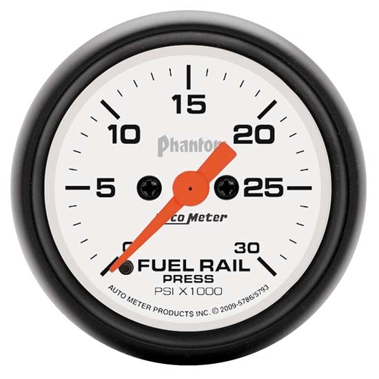 Auto Meter 5793 Phantom Digital Stepper Motor Fuel Rail Pressure Gauge