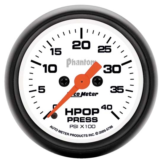 Auto Meter 5796 Phantom Digital Stepper Motor HPOP Pressure Gauge