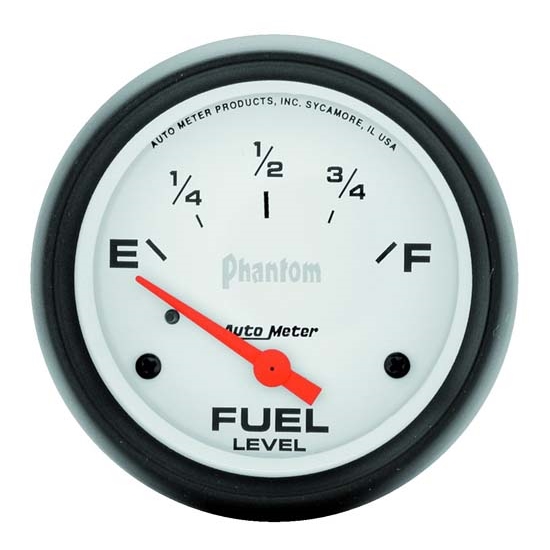 Auto Meter 5816 Phantom Air-Core Electric Fuel Level Gauge, 2-1/16 In.