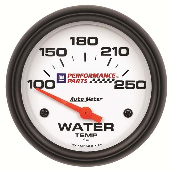 Auto Meter 5837-00407 GM White Air-Core Water Temperature Gauge