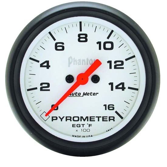 Auto Meter 5844 Phantom Digital Stepper Motor Pyrometer Gauge