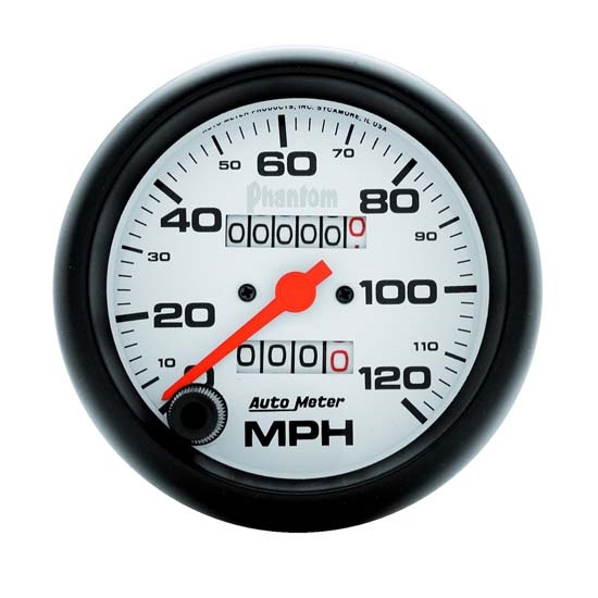 Auto Meter 5892 Phantom Mechanical Speedometer, 120 MPH, 3-3/8 Inch