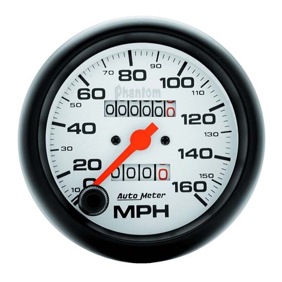 Auto Meter 5893 Phantom Mechanical Speedometer, 160 MPH, 3-3/8 Inch