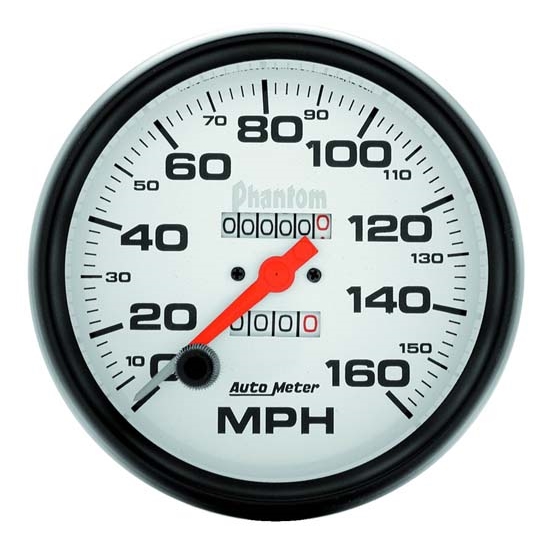 Auto Meter 5895 Phantom Mechanical Speedometer, 160 MPH, 5 Inch