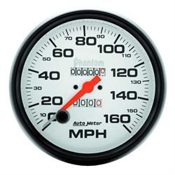 AutoMeter 5895 Phantom Mechanical Speedometer, 160 MPH, 5 Inch