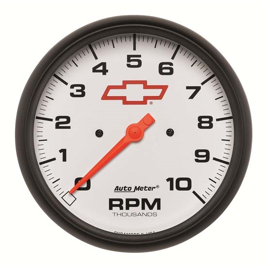 Auto Meter 5898-00406 GM White Air-Core In-Dash Tachometer Gauge