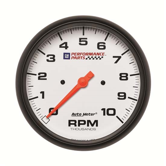 Auto Meter 5898-00407 GM White Air-Core In-Dash Tachometer Gauge