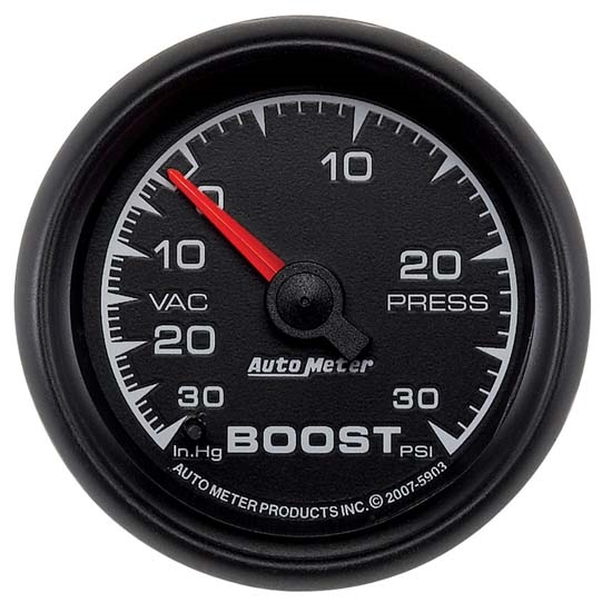 Auto Meter 5903 ES Mechanical Boost/Vacuum Gauge, 2-1/16 Inch