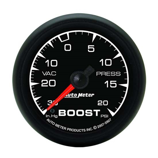 Auto Meter 5907 ES Mechanical Boost/Vacuum Gauge, 2-1/16 Inch