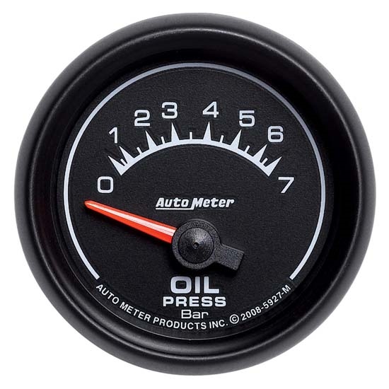 Auto Meter 5927-M ES Air-Core Oil Pressure Gauge, 2-1/16 Inch