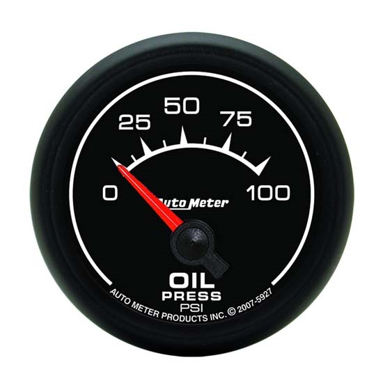 Auto Meter 5927 ES Air-Core Oil Pressure Gauge, 2-1/16 Inch