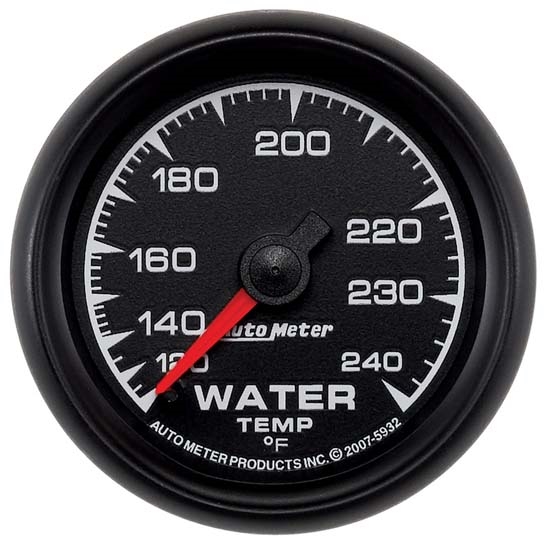 Auto Meter 5932 ES Mechanical Water Temperature Gauge, 2-1/16 Inch