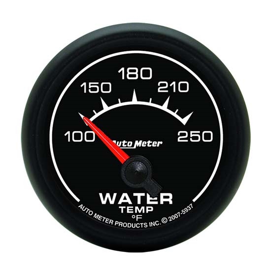 Auto Meter 5937 ES Air-Core Water Temperature Gauge, 2-1/16 Inch
