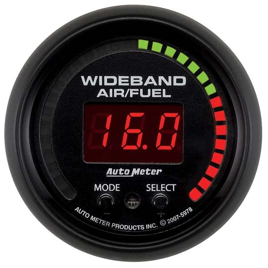 Auto Meter 5978 ES Digital Wideband Air/Fuel Ratio (AFR) Gauge