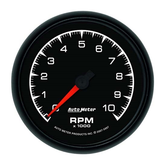 Auto Meter 5997 ES Air-Core In-Dash Tachometer Gauge, 3-3/8 Inch