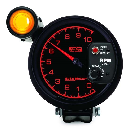 Auto Meter 5999 ES Air-Core Pedestal Tachometer Gauge, 5 Inch