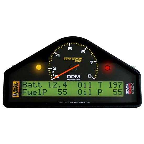Auto Meter 6012 Pro-Comp Analog/Digital LCD Dash Gauge Display