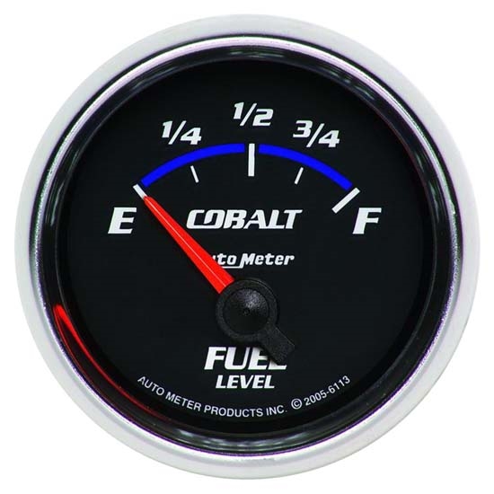 Auto Meter 6113 Cobalt Air-Core Fuel Level Gauge, 2-1/16 Inch