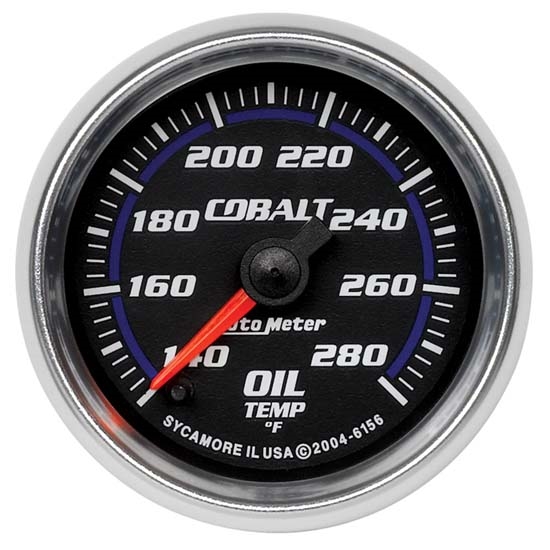 Auto Meter 6156 Cobalt Digital Stepper Motor Oil Temperature Gauge