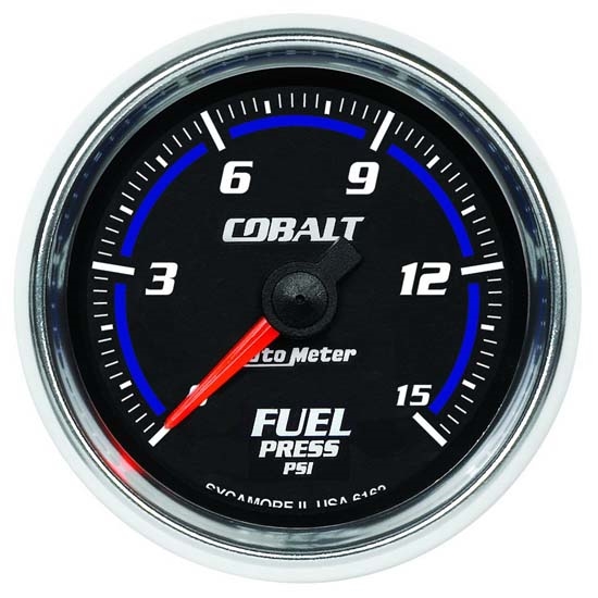 AutoMeter 6162 Cobalt Digital Stepper Motor Fuel Press. Gauge