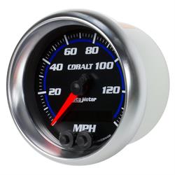 Auto Meter 6280 Cobalt Speedometer, 3-3/8, 0-140 MPH, Flat Lens