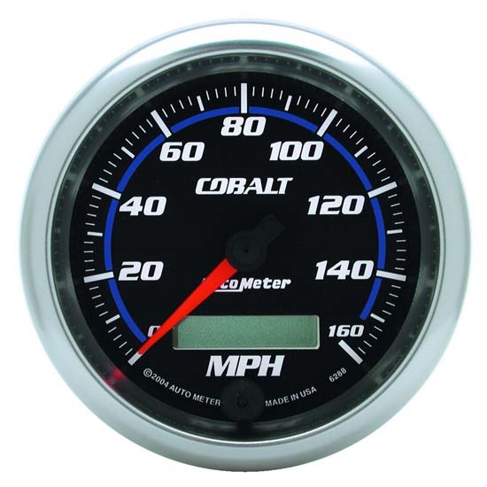 Auto Meter 6288 Cobalt Air-Core Electric Speedometer Gauge, 3-3/8 Inch