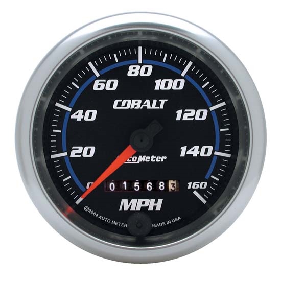 Auto Meter 6293 Cobalt Mechanical Speedometer Gauge, 3-3/8 Inch