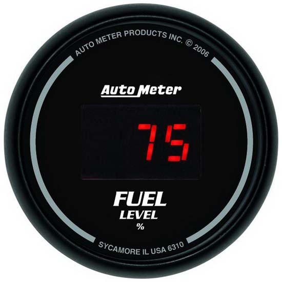 Auto Meter 6310 Sport-Comp Digital Digital Fuel Level Gauge