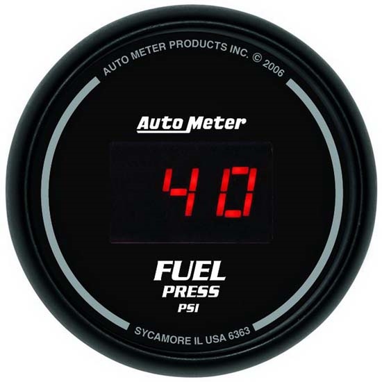 Auto Meter 6363 Sport-Comp Digital Digital Fuel Pressure Gauge
