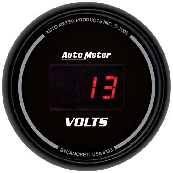 AutoMeter 6393 Sport-Comp Digital Digital Voltmeter Gauge
