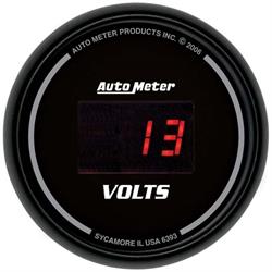 AutoMeter 6393 Sport-Comp Digital Digital Voltmeter Gauge