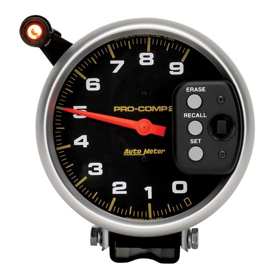 Auto Meter 6851 Pro-Comp Air-Core Pedestal Tachometer, 9k RPM, 5 Inch