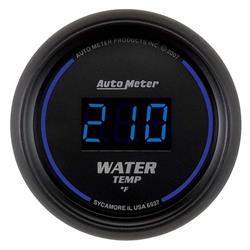AutoMeter 6937 Cobalt Digital Water Temperature Gauge,2-1/16 Inch